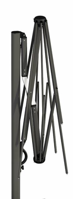 Зонт профессиональный 2.9х2.9 м Astro Carbon графит, слоновая кость 2900х2900 мм Зонт профессиональный 2.9х2.9 м Astro Carbon графит, слоновая кость 2900х2900 мм