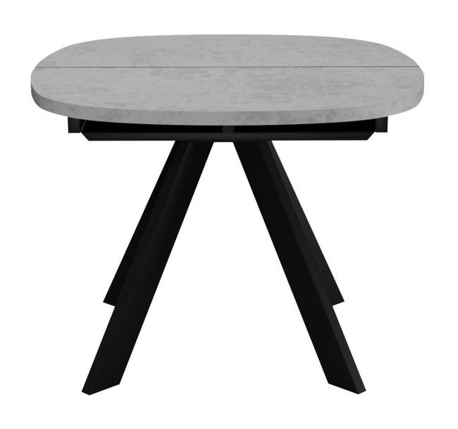 Стол DikLine B110 Бетон/опоры черные