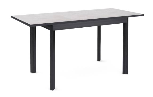 Стол DikLine L110 хромикс белый/ опоры черные