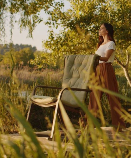 Кресло-качалка пластиковое Folio тортора 720х810-925х1190-1125 мм Кресло-качалка пластиковое Folio тортора 720х810-925х1190-1125 мм