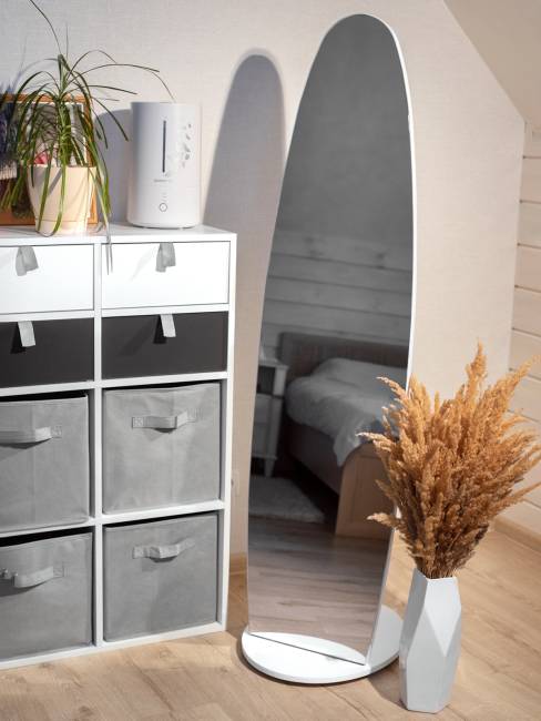 Зеркало напольное Стелла 1 белый 157,8 см х 40,4 см Зеркало напольное Стелла 1 белый 157,8 см х 40,4 см