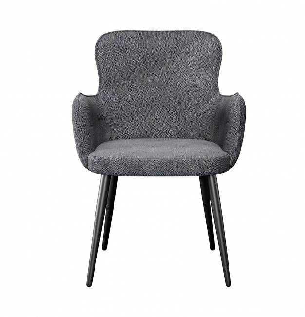 Стул DikLine 503 поворотный SB5 серый, ножки черные Стул DikLine 503 поворотный SB5 серый, ножки черные