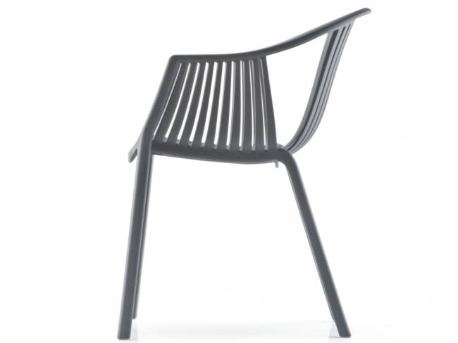 Кресло пластиковое Tatami серый 580х615х780 мм