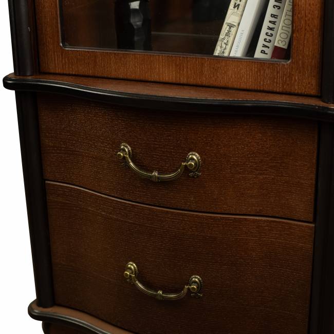 Шкаф-витрина Джульетта, орех Л