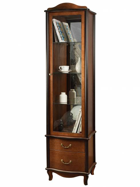 Шкаф-витрина Джульетта, орех Л