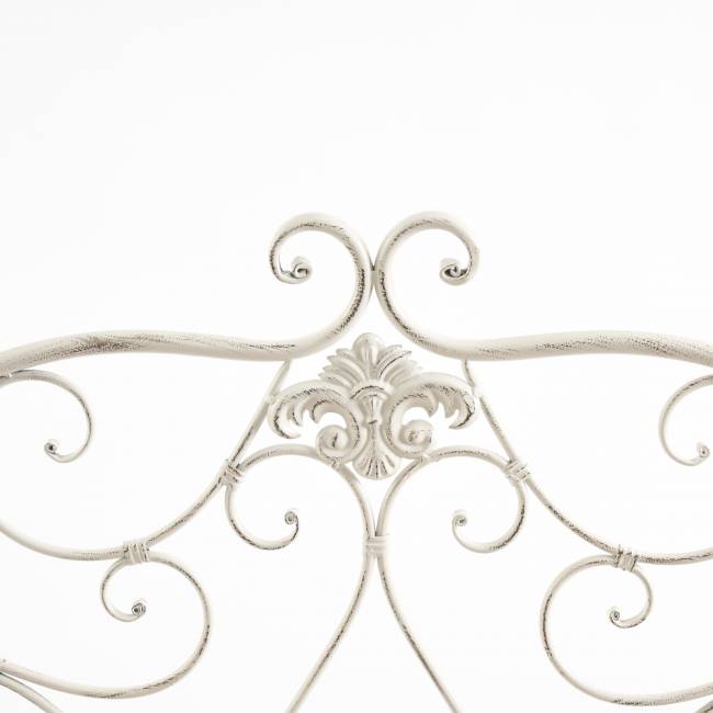 Скамья Secret de Maison BEAUJOLAIS (mod. PL08-8574) металл, 136х46х96см, белый антик (antique white) белый металл