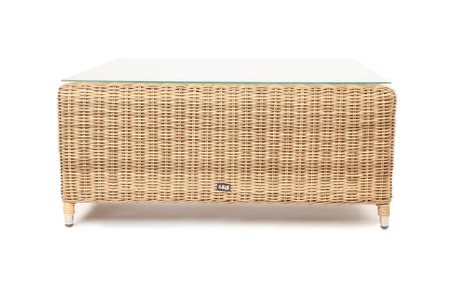 "Кон Панна" столик журнальный из искусственного ротанга, цвет соломенный