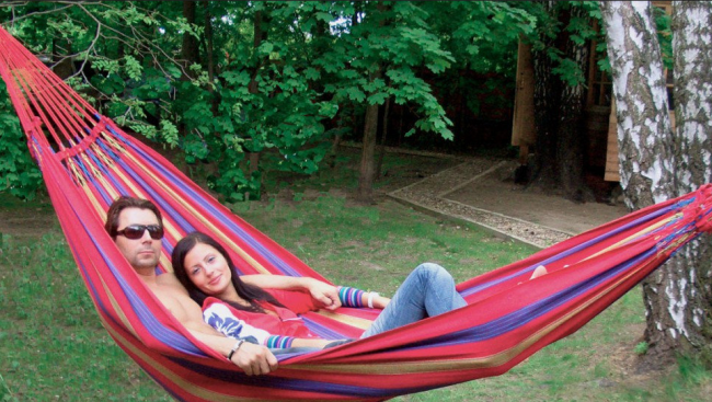 Гамак двухместный FLAMENCO красный mixed Гамак двухместный FLAMENCO красный mixed
