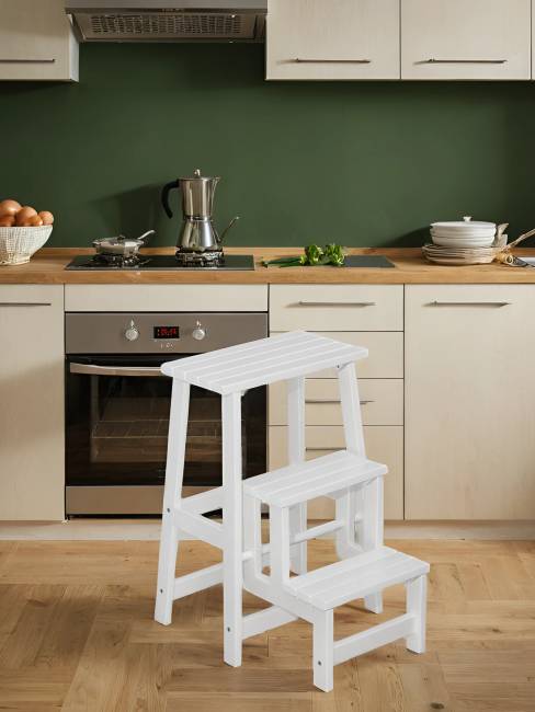 Табурет- стремянка снег