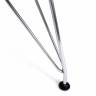 Стул CINDY IRON CHAIR (EAMES) (mod. 002) металл, пластик, 51x46x82,5, черный (Комплект из 4 шт.) черный металл, пластик