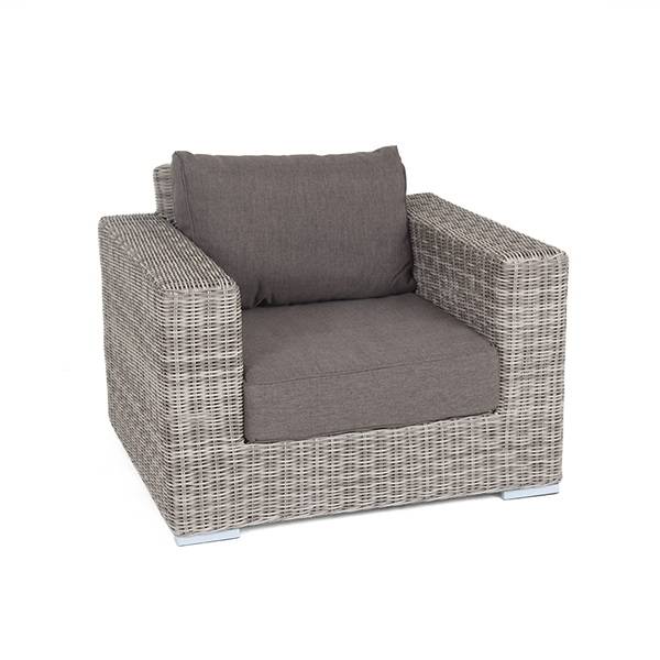 "Боно" кресло из искусственного ротанга, цвет серый "Боно" кресло из искусственного ротанга, цвет серый