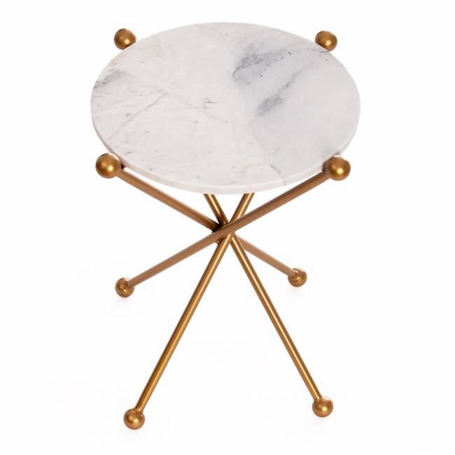 Столик кофейный Secret De Maison TRIXY ( mod. 19993 ) алюминиевый сплав/мрамор, 48*48*56 см, золотой/gold Столик кофейный Secret De Maison TRIXY ( mod. 19993 ) алюминиевый сплав/мрамор, 48*48*56 см, золотой/gold