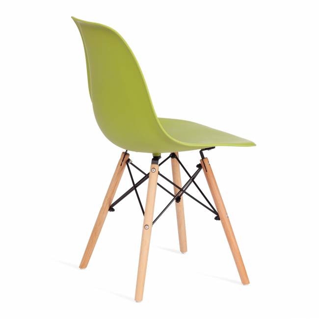 Стул CINDY (EAMES) (mod. 001) / 1 шт. в упаковке дерево бук/металл/сиденье пластик, 51x46x82.5см, оливковый 66012 Стул CINDY (EAMES) (mod. 001) / 1 шт. в упаковке дерево бук/металл/сиденье пластик, 51x46x82.5см, оливковый 66012