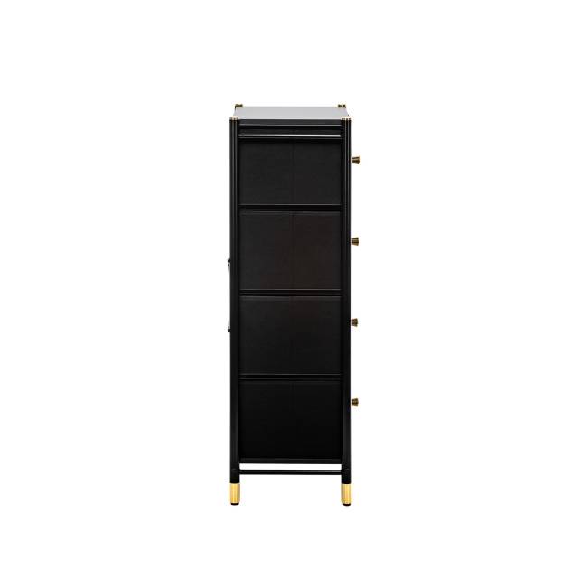 Комод Leset Хайди 4 ящика Чёрный Чёрный Комод Leset Хайди 4 ящика Чёрный Чёрный