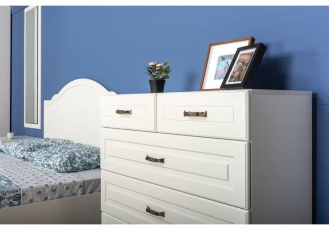 Комод Ливерпуль 10.103.01 белый / ясень ваниль