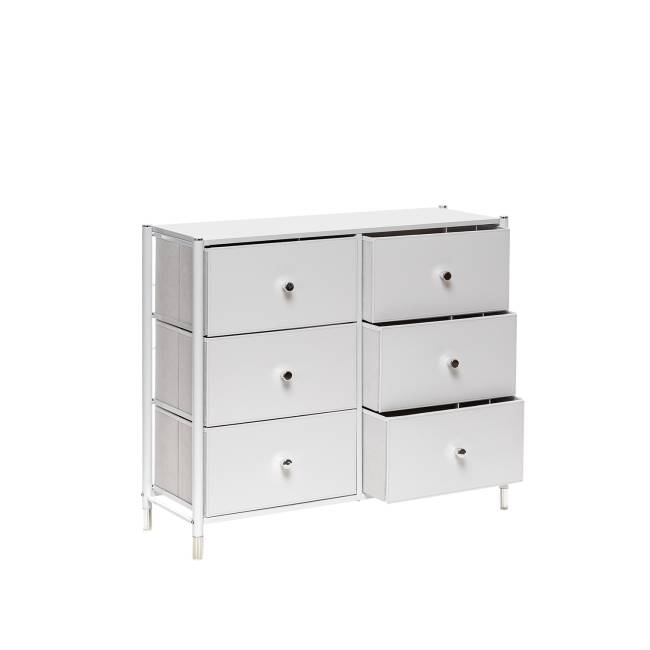 Комод Leset Хайди 6 ящиков Белый Белый Комод Leset Хайди 6 ящиков Белый Белый