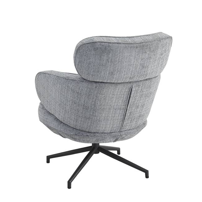 Кресло KING серый, шенилл Кресло KING серый, шенилл