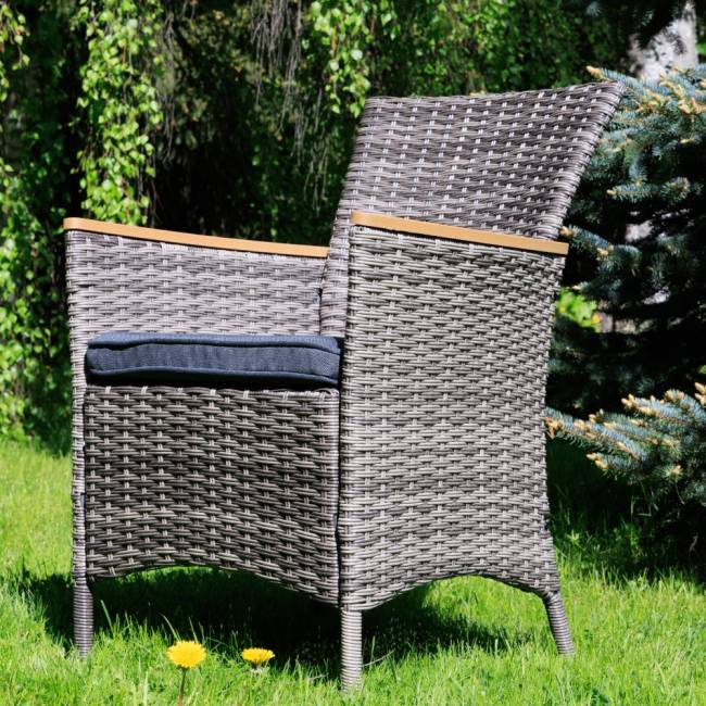 AMELIA кресло серое