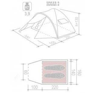 Палатка Indiana Hogar 2 Палатка Indiana Hogar 2