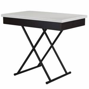 Стол-трансформер Лерон белый/черный Стол-трансформер Лерон белый/черный