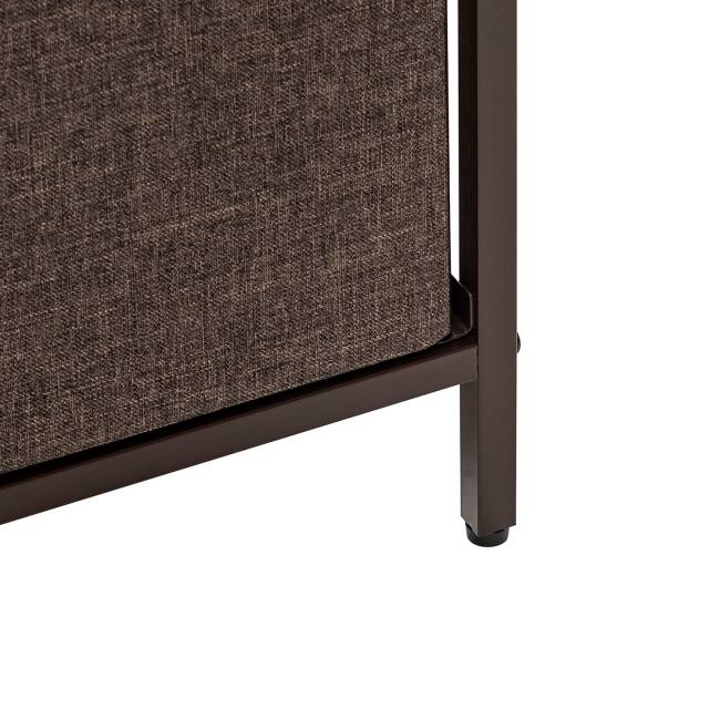 Комод Leset Локи 6 ящ. с полкой Коричневый Бежевый, светло-коричневый, темно-коричневый