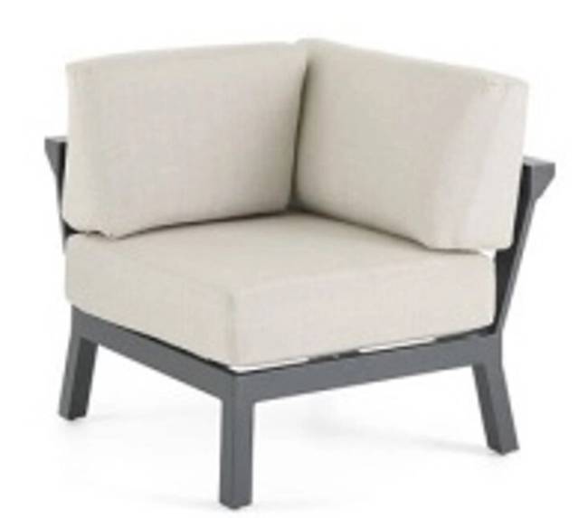 Угловой диван из алюминия Graphite