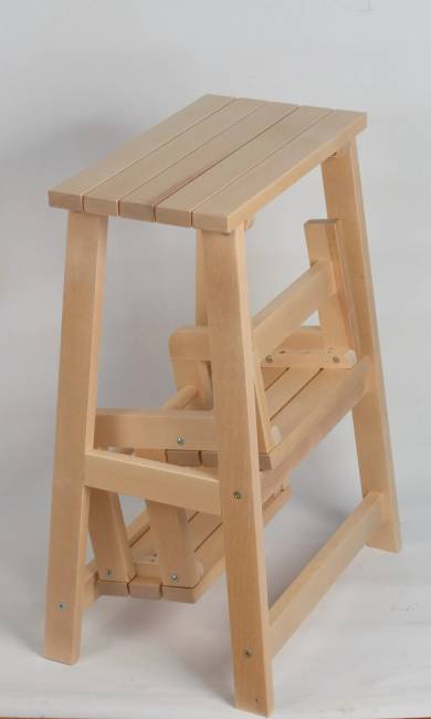 Табурет-стремянка Марк, Натуральное дерево