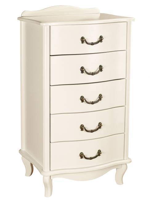 Комод Джульетта узкий 5 ящ., дуб шампань Л Комод Джульетта узкий 5 ящ., дуб шампань Л