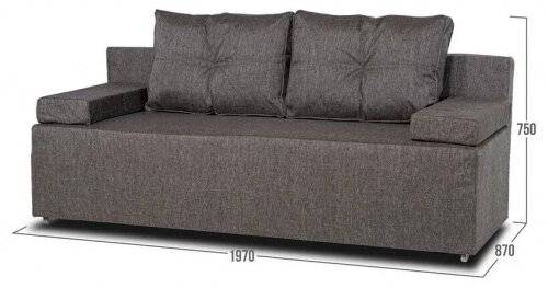 Диван-кровать "Турин" темно-серый Диван-кровать "Турин" темно-серый