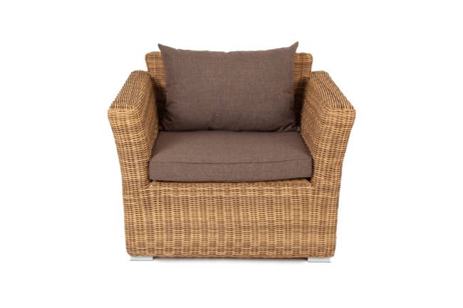 "Капучино" кресло из искусственного ротанга, цвет соломенный "Капучино" кресло из искусственного ротанга, цвет соломенный