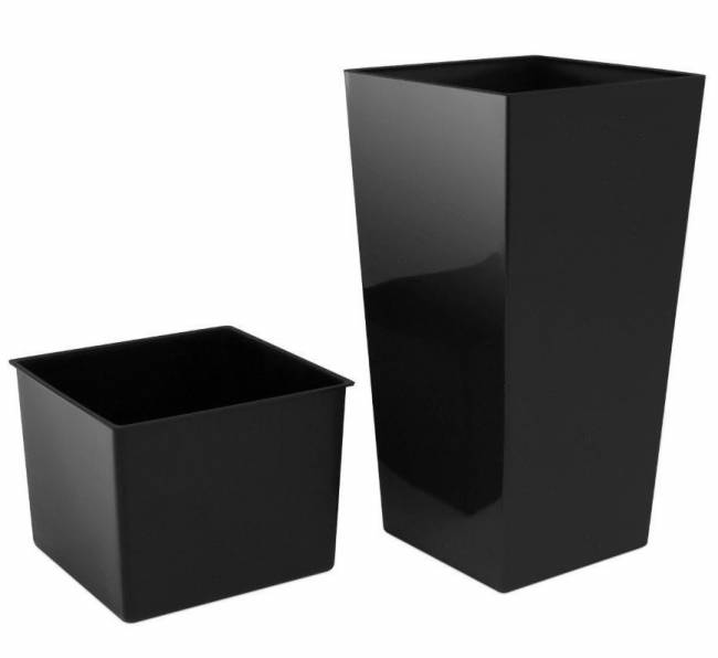 Кашпо для цветов URBI SQUARE DURS400-S433 (40/91,5 л) 2 предмета Кашпо для цветов URBI SQUARE DURS400-S433 (40/91,5 л) 2 предмета