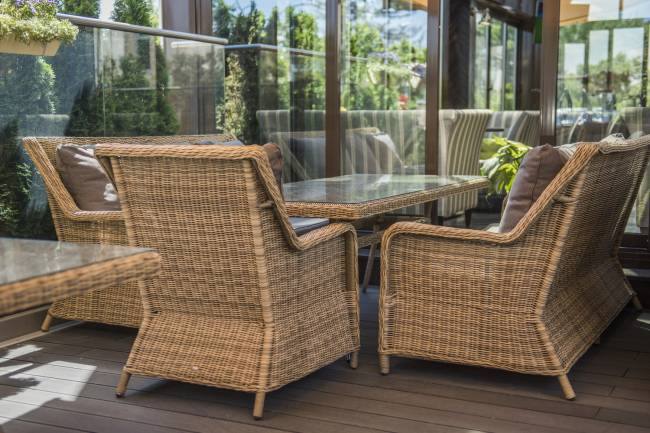 "Гляссе" кресло плетеное из искусственного ротанга, цвет соломенный "Гляссе" кресло плетеное из искусственного ротанга, цвет соломенный