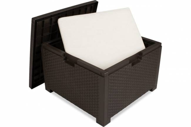 Ящик для подушек для мебели коричневый