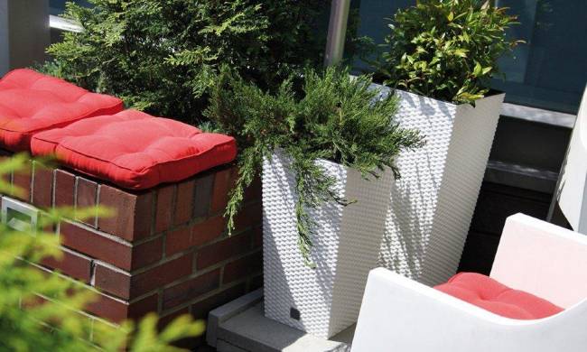 Кашпо для цветов RATO SQUARE DRTS400-S449 (37/91,5 л)