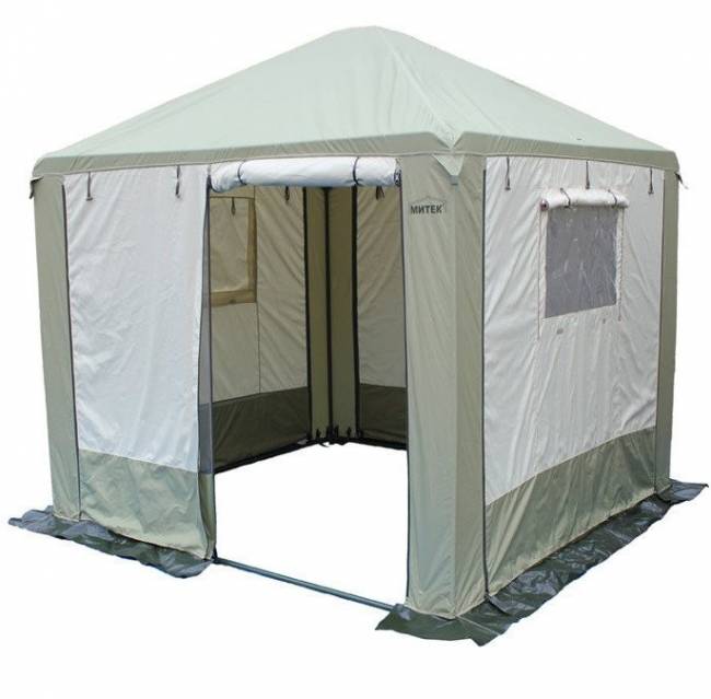 Шатер Митек ПИКНИК-ЛЮКС 3х3 м со стенками (2 места)