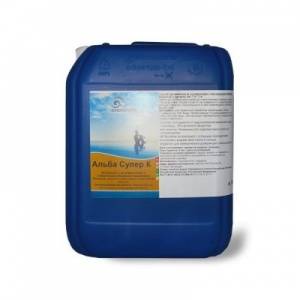 АЛЬБА СУПЕР К, 10л канистра, 14% жидкость для борьбы с водорослями