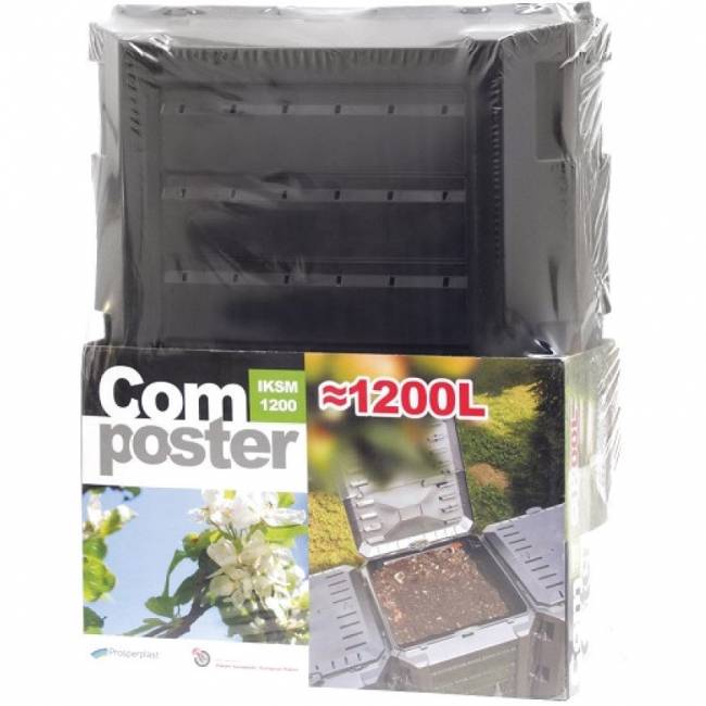 Компостер Prosperplast Module 1200 л, черный