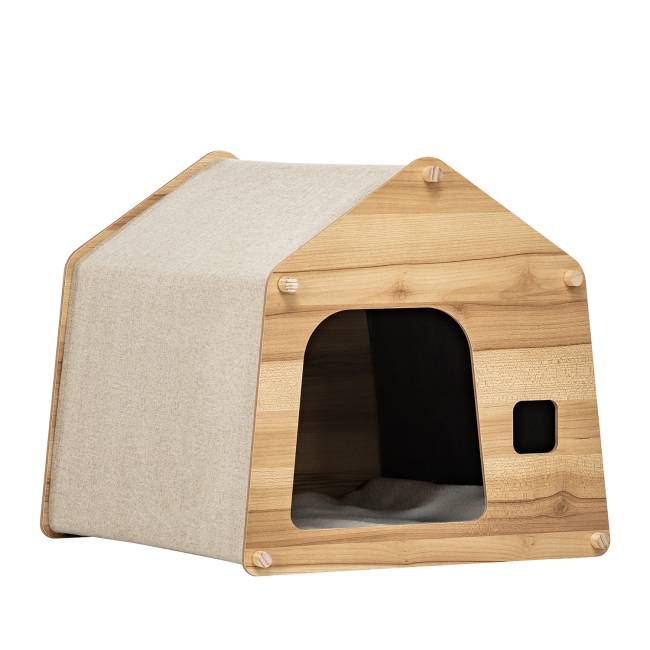 Домик для животных Leset Блисс Натуральное дерево Бежевый Домик для животных Leset Блисс Натуральное дерево Бежевый