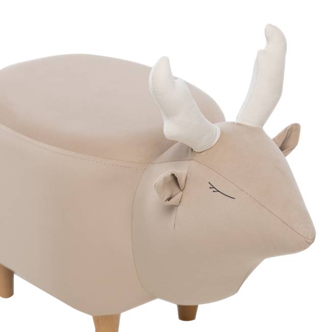 Пуф Leset Maral COMBI V18 бежевый, компаньон V01 белый Бук Пуф Leset Maral COMBI V18 бежевый, компаньон V01 белый Бук