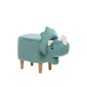 Пуф Leset Dino COMBI V43 зелёный, компаньон V01 белый Бук