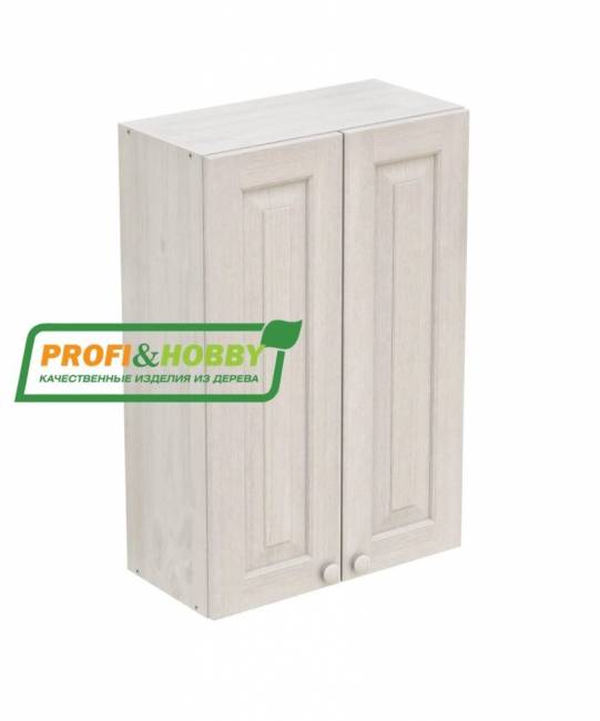 Шкаф навесной 600 х 300 х 900 филенка, сосна, без покраски