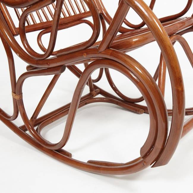 Кресло-качалка VIENNA (разборная) / без подушки / ротанг top quality, 58x133x102 см, Pecan (орех) орех ротанг top quality Кресло-качалка VIENNA (разборная) / без подушки / ротанг top quality, 58x133x102 см, Pecan (орех) орех ротанг top quality