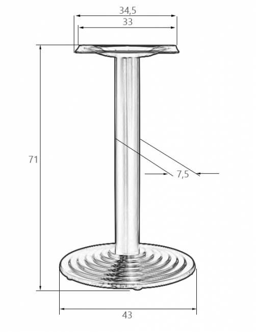 Подстолье обеденное DOBRIN GREG