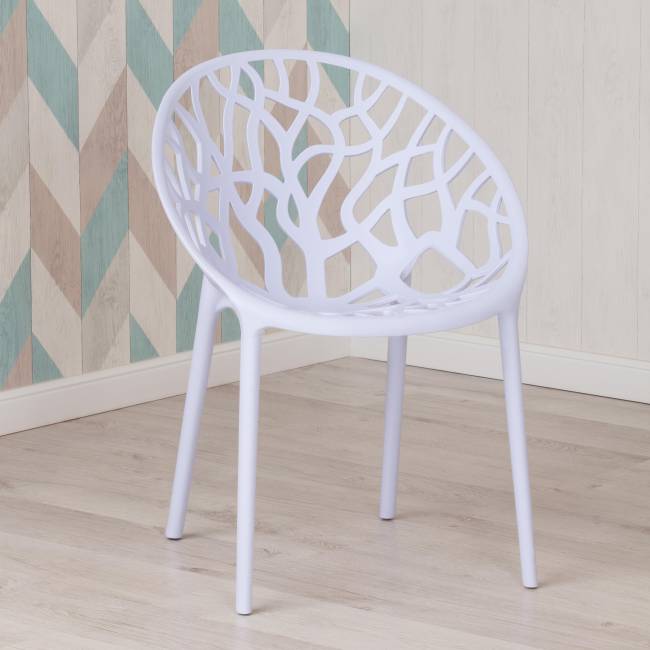 Стул BUSH (mod. 017) / 1 шт. в упаковке пластик, 60*58,5*80см, белый Стул BUSH (mod. 017) / 1 шт. в упаковке пластик, 60*58,5*80см, белый