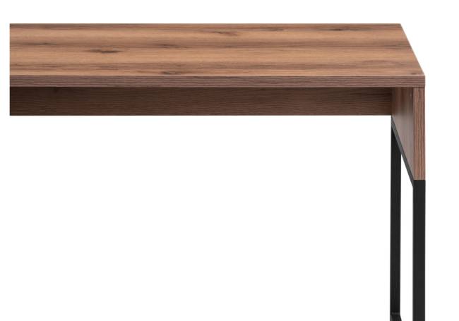 Ниа 115х60 дуб делано темный / черный матовый