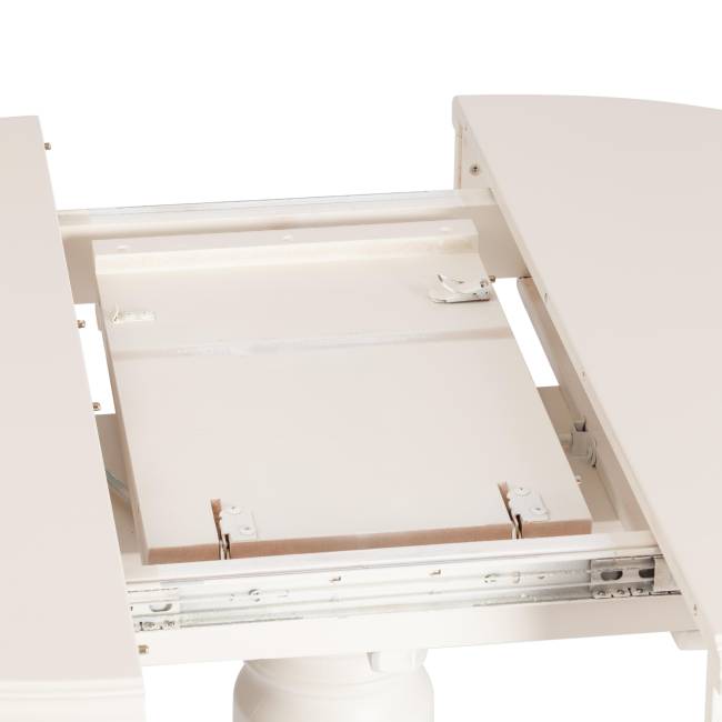 Стол STEFANO бук, мдф, 100+30x80x77см, Ivory white Ivory white бук, мдф Стол STEFANO бук, мдф, 100+30x80x77см, Ivory white Ivory white бук, мдф