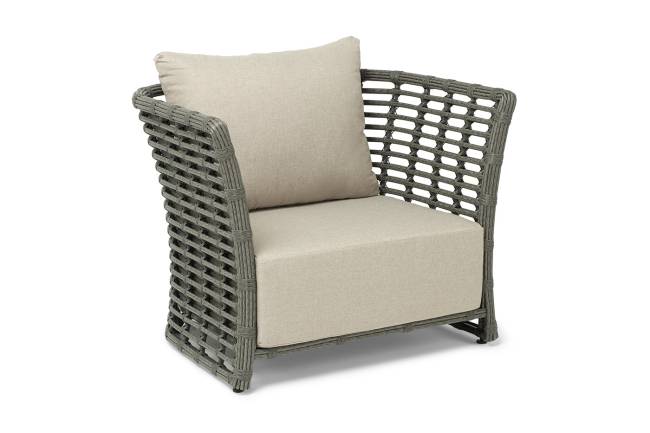 "Валенсия" кресло из искусственного ротанга, цвет серый "Валенсия" кресло из искусственного ротанга, цвет серый