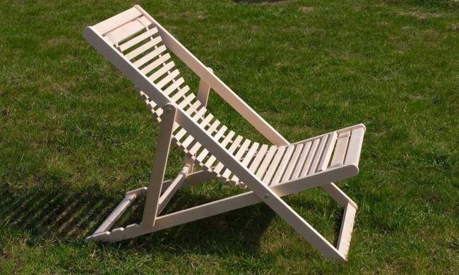 Шезлонг Мартини 22, Натуральное дерево