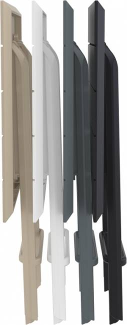 Стол пластиковый складной Helen Folding Table 60 опаловый зеленый 600х600х740 мм