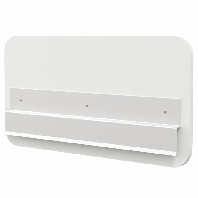 Бортик универсальный для кровати Джастин 17.51 цвет белый шагрень